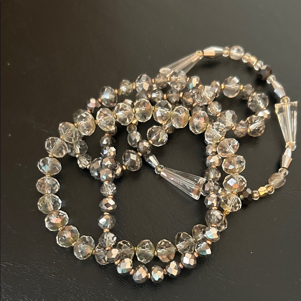 Elegant Crystal Beaded Bracelet